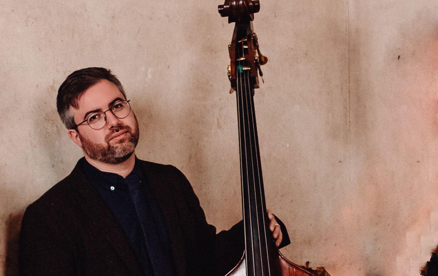 Euan Burton with double bass